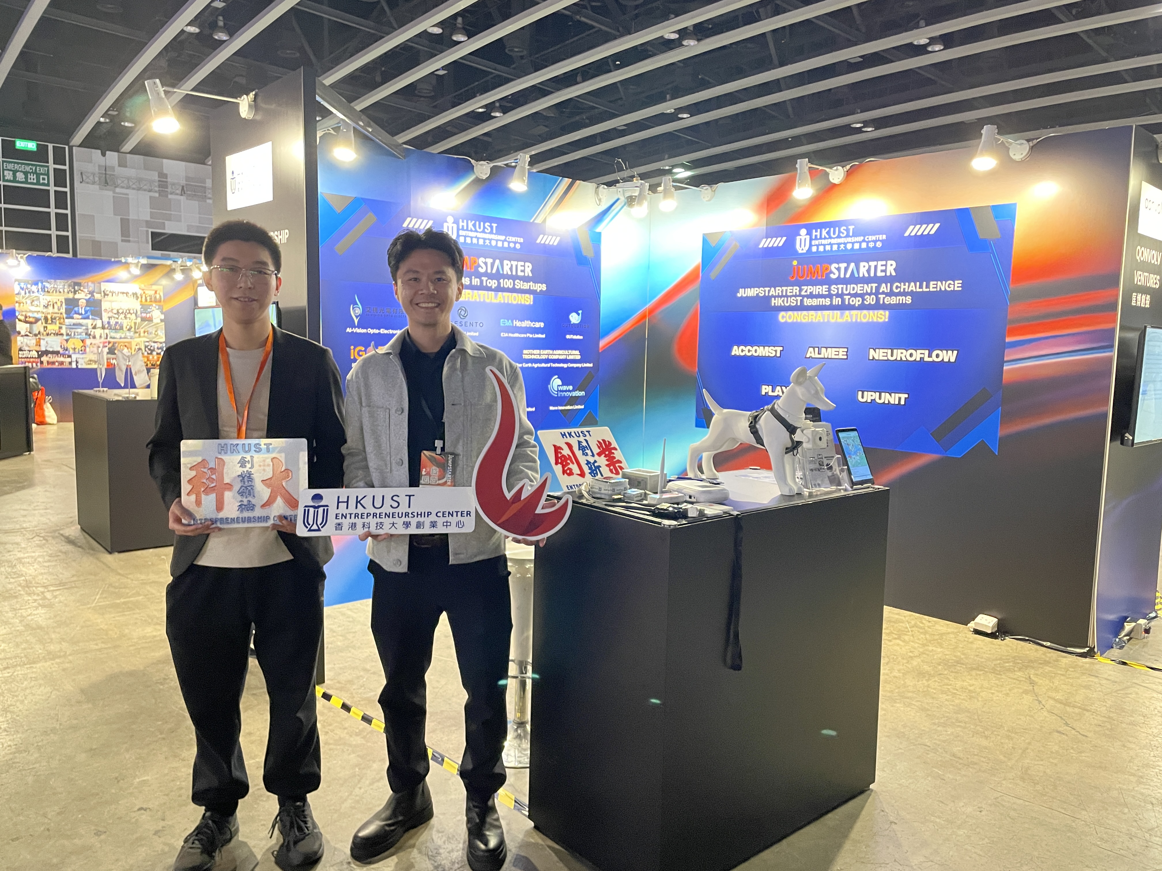 Representatives from Stellerus presenting their innovations