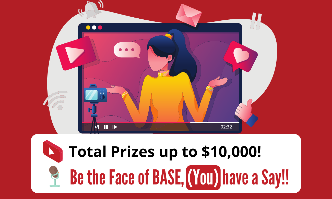 YouTuber Challenge with Great Prizes! Be the Face of BASE, You have a ...